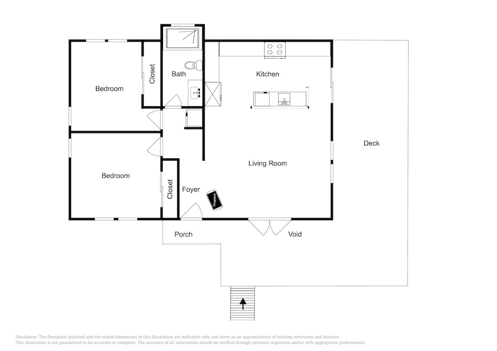 photo 1 of 21619 Moscow Rd Home 2 Bedrooms 1 Bathroom Home