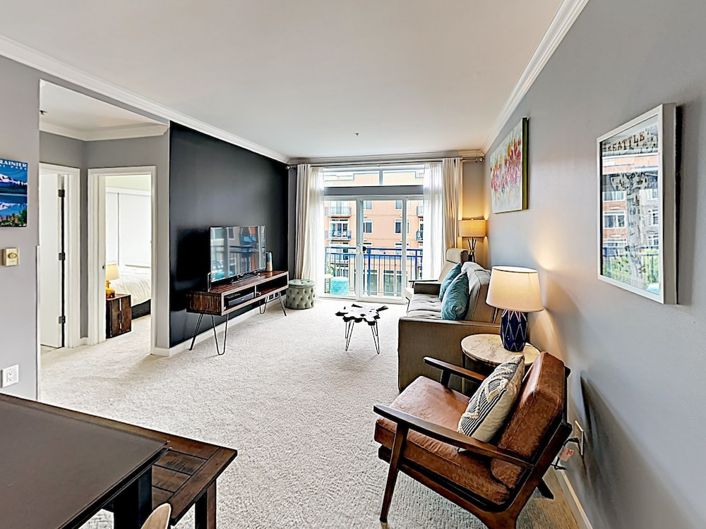 photo 1 of Chic Belltown Court W/ Pool & Rooftop Deck 2 Bedroom Condo