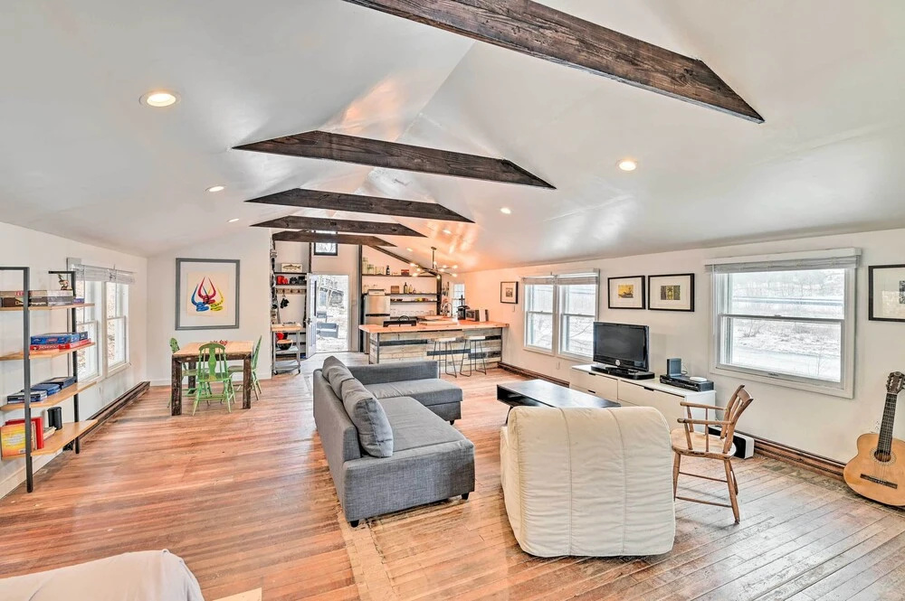 photo 1 of Chic Prattsville Studio w/ Private Hot Tub!