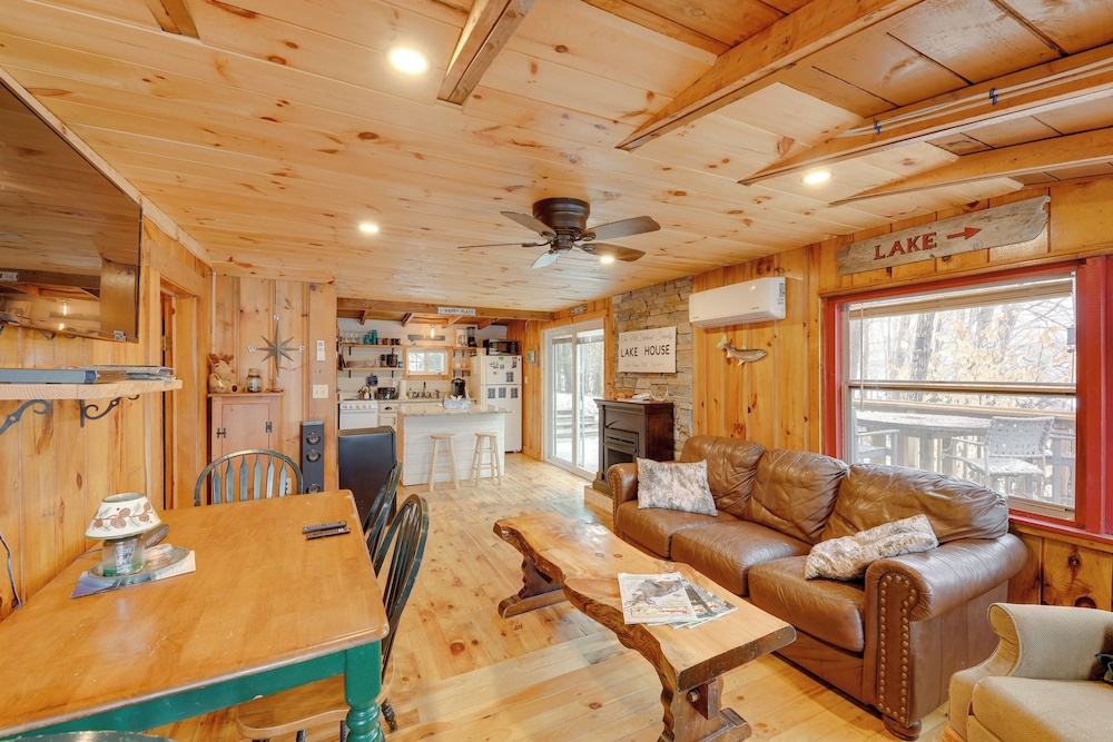 photo 1 of Lovely Maine Cabin w/ Deck, Gas Grill & Fire Pit!