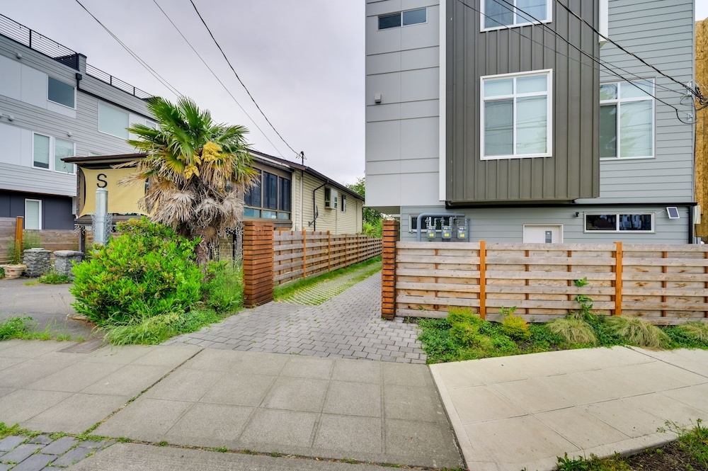 photo 1 of Luxury Seattle Home w/ Rooftop Deck + Fire Pit!