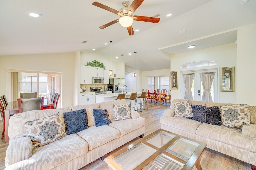 photo 1 of Sunny Palm Bay Home w/ Screened Porch Near Beaches