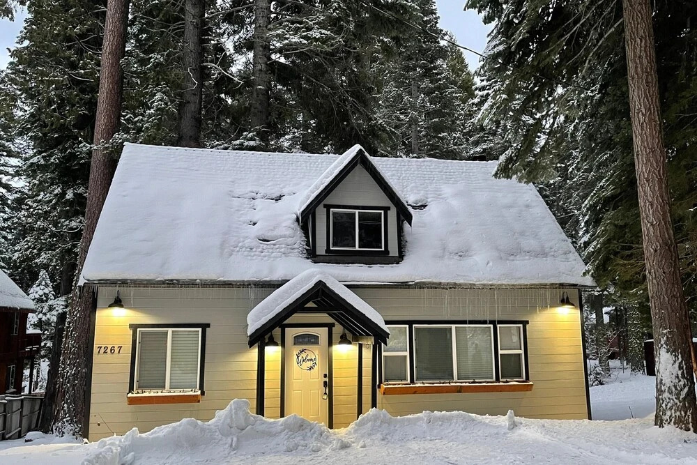 photo 1 of Sweet Pine Deck + Hot Tub, Cozy Modern Interior Close to Ski Resort!