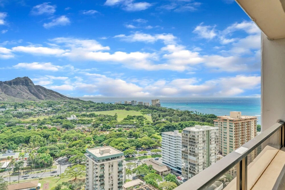 photo 1 of Spectacular Ocean & Diamond Head View 2 Bedroom Condo w/ Free Parking! by Koko Resort Vacation Rentals