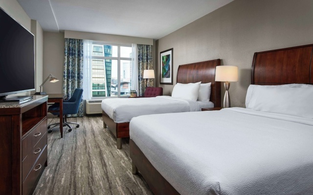Quadruple room with view