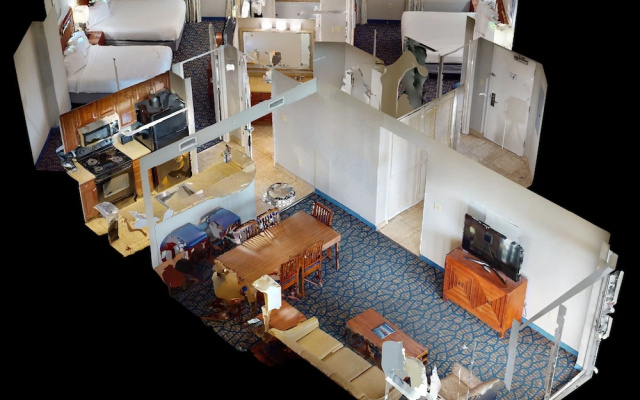 2 Bedrooms Deluxe room with balcony and with view