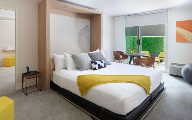 Double Terrace King Murphy Bed Studio