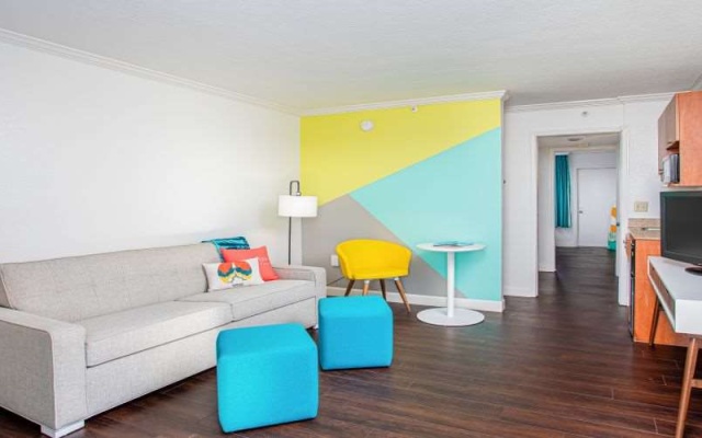 Suite with partial ocean view