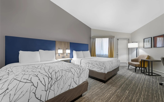 Standard Quadruple room with balcony and with pool view