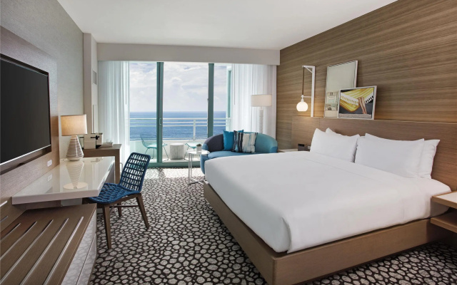 Room with balcony