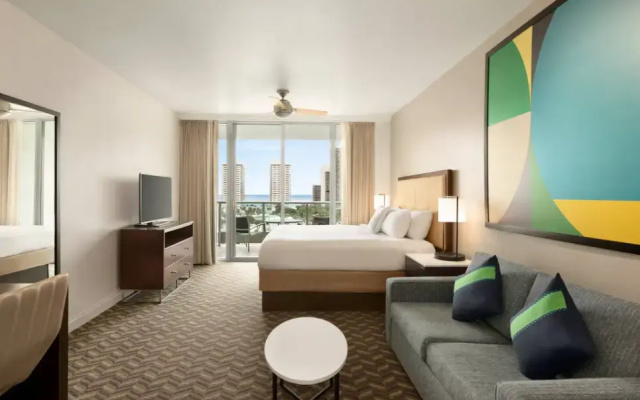 Double Studio with balcony and with city view