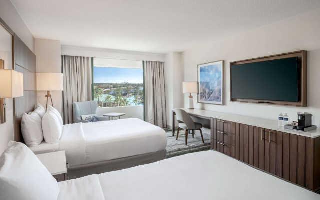 Quadruple room with view