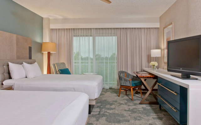With pool access Twin room