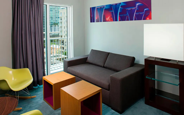 High Floor Suite with balcony and with city view
