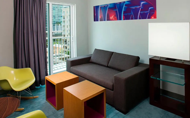 2 balconies High Floor Double Suite with city view