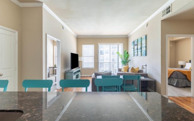 photo 4 of 2BR Executive Suite With Pool, Gym and Fast Wi-Fi By ENVITAE