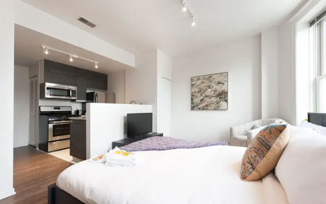 photo 5 of Airy Studio in South Loop by Sonder
