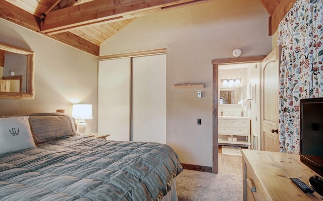 photo 4 of Beautiful Dog Friendly Ski Chalet A Minute to SuperBee Lift - AN203 by RedAwning