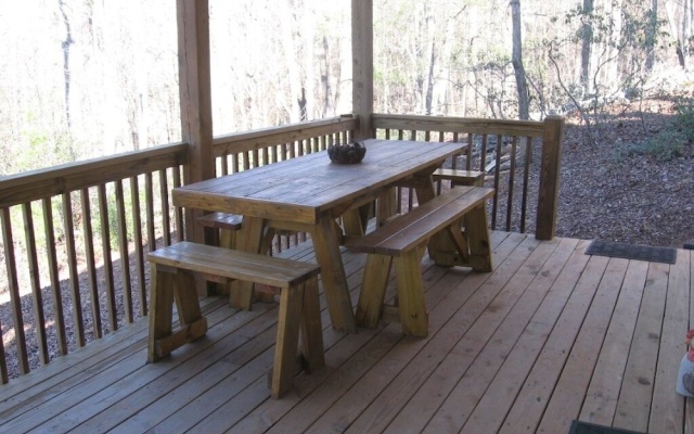 photo 3 of Beautiful Log Cabin In The Lake Lure- Close To Mirror Lake - Wifi 2 Bedroom Cabin by Sunscape Property Management