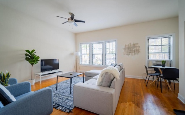 photo 3 of Classy 3BR 2BA Logan Square Apt with Free Parking