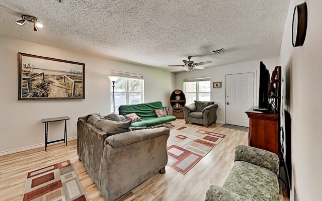 photo 3 of Coastal Getaway: Large Yard, Firepit - Near Beach 2 Bedroom Home