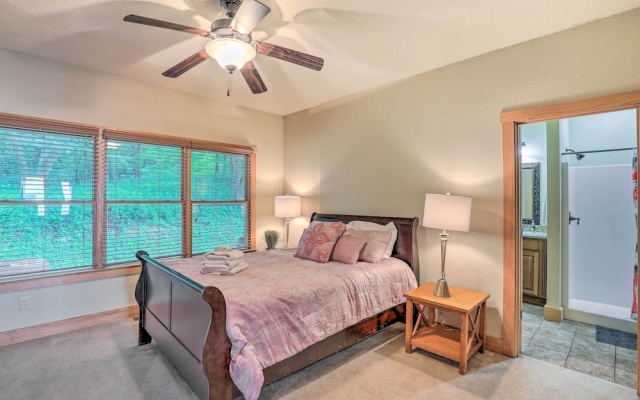 photo 4 of Getaway Chalet in Mars Hill w/ Hot Tub & Views!