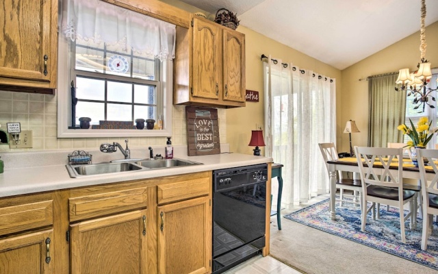 photo 4 of Burnsville Cottage: Large Deck w/ Grill & Fire Pit