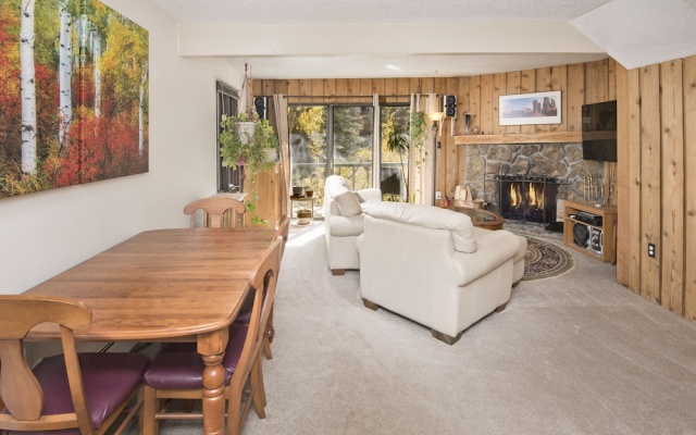 photo 3 of Creekside Home wood burning fireplace