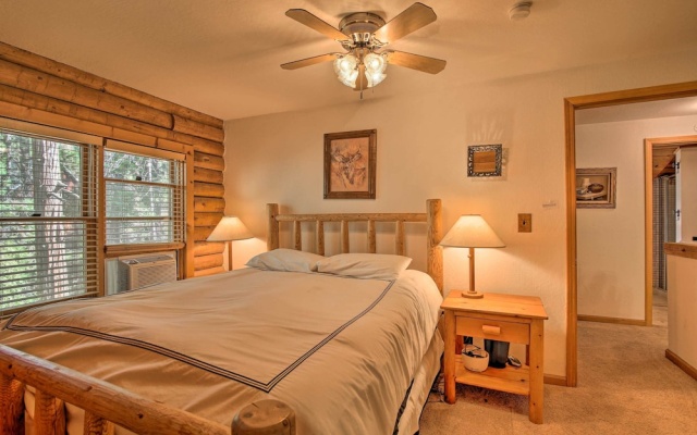 photo 5 of 5 Mi to Hiking: Custom Cabin w/ Deck in Arnold!