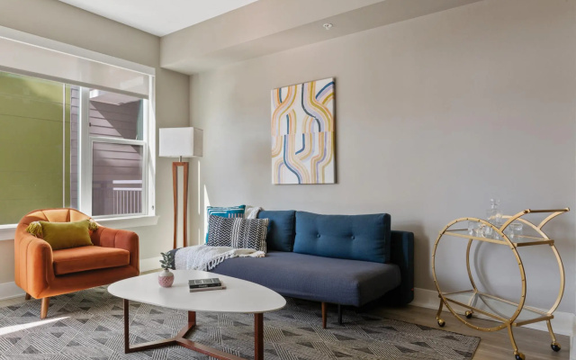 photo 3 of Denver | Comfortable 1BD/1BA Riverfront Apartment