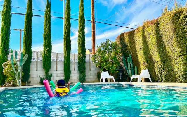 photo 4 of Endless summer in LA *HEATED POOL/HOT TUB/CABANA*