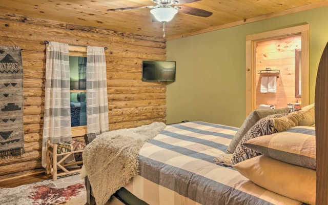 photo 3 of Deck & Views: Hendersonville Cabin, Roads Are Open