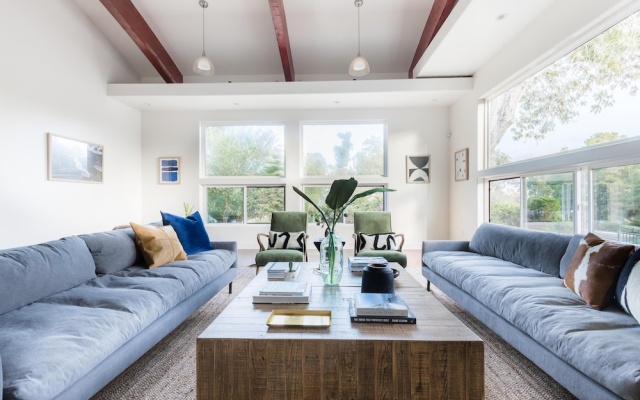 photo 4 of Modern & Chic Home in Oceanside w/ Heated Pool, Spa, & Fire Pit! Moreno by AvantStay