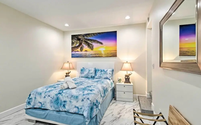 photo 3 of 1 Block to Deerfield Beach: Studio w/ Fire Pit!