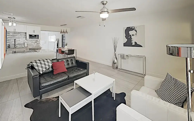 photo 2 of New Listing! Modern Art Haven W/ Pool - Near Beach 3 Bedroom Home