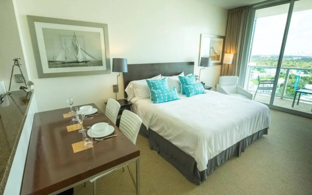 photo 4 of Ocean, Marina & City View Studio + Balcony #2