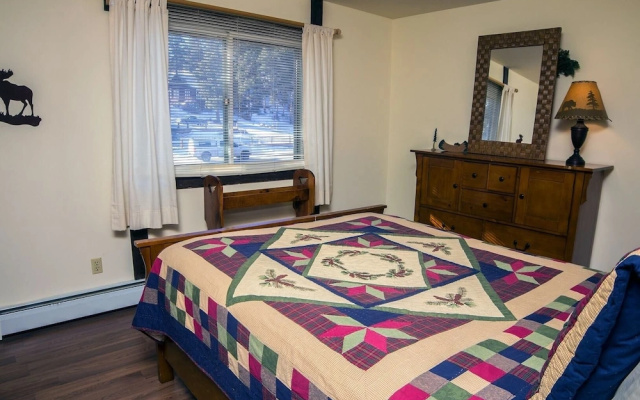 photo 2 of Elkhorn One Bedroom Condo with River View from Deck and Walking Distance to Estes Park - #3262 by RedAwning