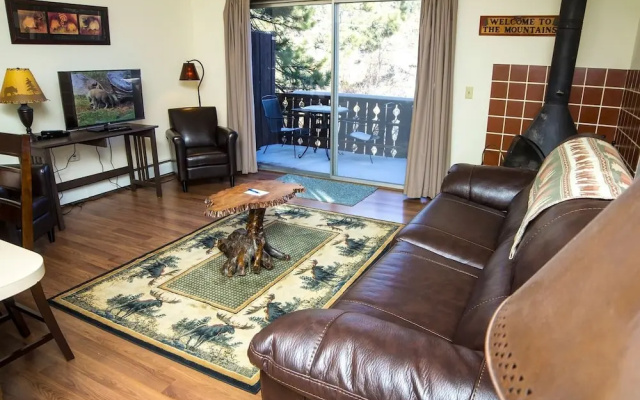 photo 3 of Elkhorn One Bedroom Condo with River View from Deck and Walking Distance to Estes Park - #3262 by RedAwning