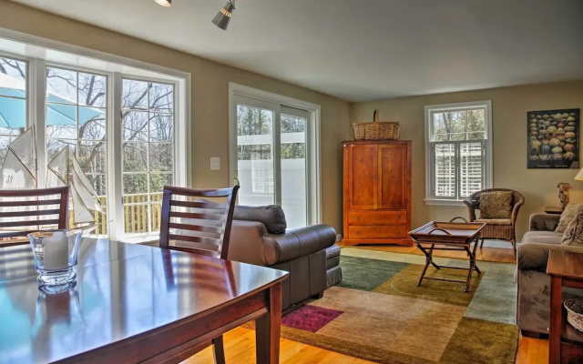 photo 3 of Peaceful Waterfront Apt w/ Deck, 22 Mi to Portland