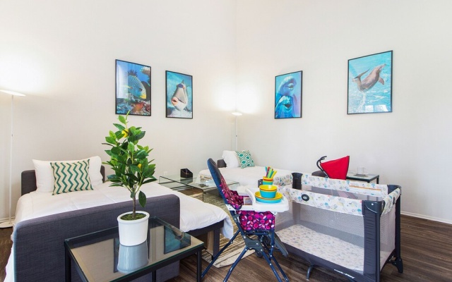 photo 2 of Private Entrance Under The Sea - 2BR/2BATH Next To Ritz Carlton - Walk To Ocean! (MB4)