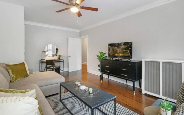 photo 3 of Quiet Spacious 2BR Apt walk to Train, near Shops
