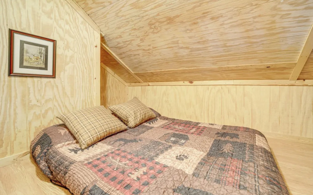 photo 3 of Unwind By Fire! Creekside Whittier Cabin w/ Deck