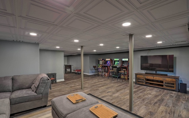 photo 2 of Roomy Burnsville Cabin: Game Room & Theater!