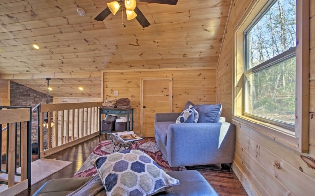 photo 3 of Hot Tub & Views: Charming Bryson City Cabin!