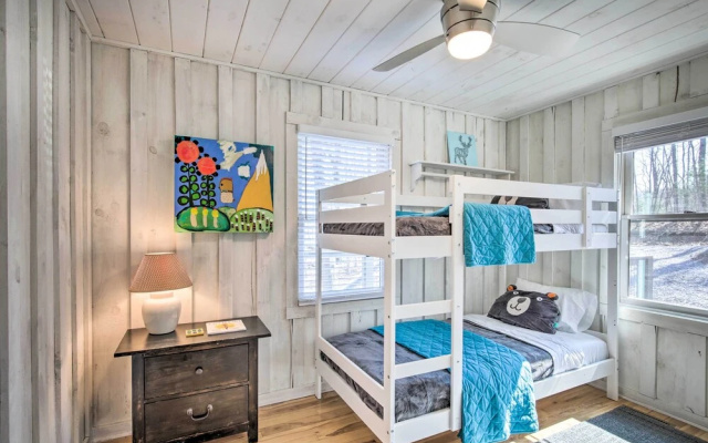 photo 3 of Serene Cabin Getaway w/ 2 Decks + Mountain Views!