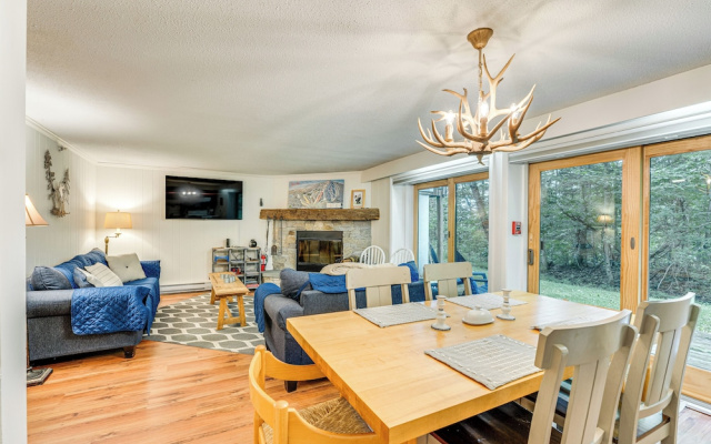 photo 4 of Renovated Ski-in/ski-out Peru Condo at Bromley Mtn