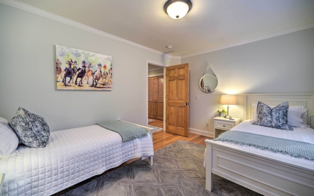 photo 2 of Walk to Belmont Stakes! Retreat w/ Game Room & Gym