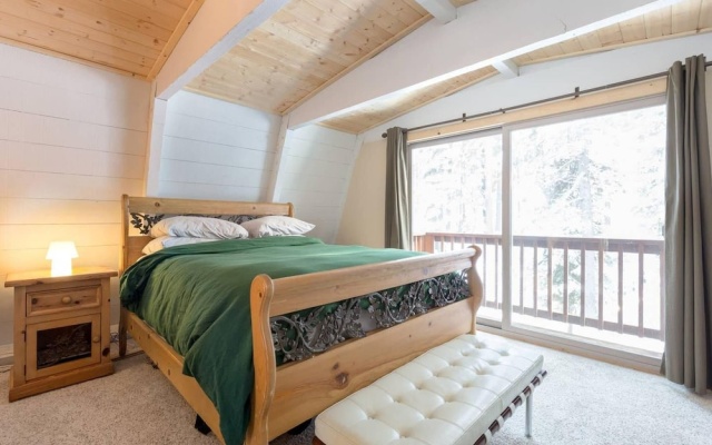 photo 3 of Stylish Modified A frame with Hot Tub sleeps 6!