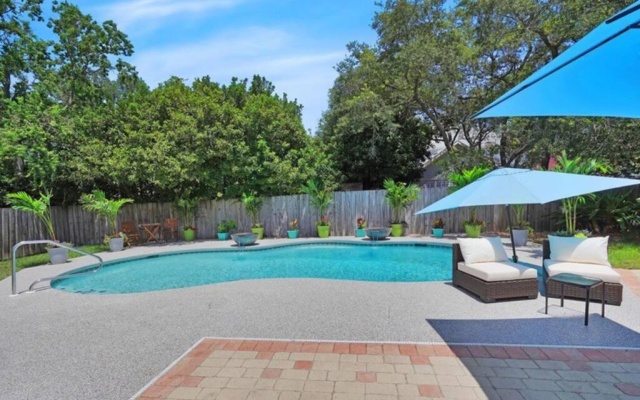 photo 3 of Tropical Beach Bungalow With Private Heated Pool