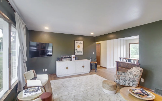 photo 3 of Updated Plymouth Home ~ 5 Mi to Road America!